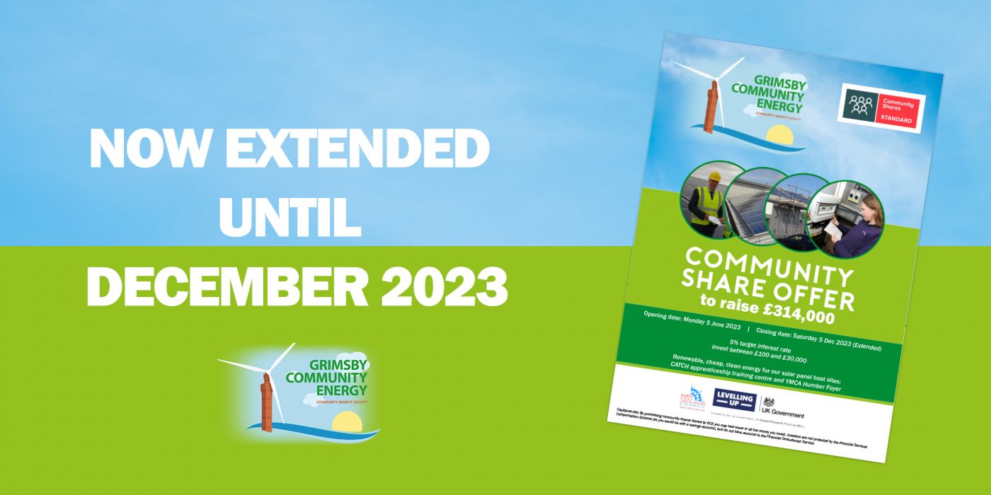 Share Offer Extension - Grimsby Community Energy