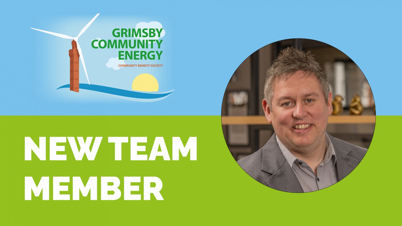 Welcome our newest team member - Grimsby Community Energy